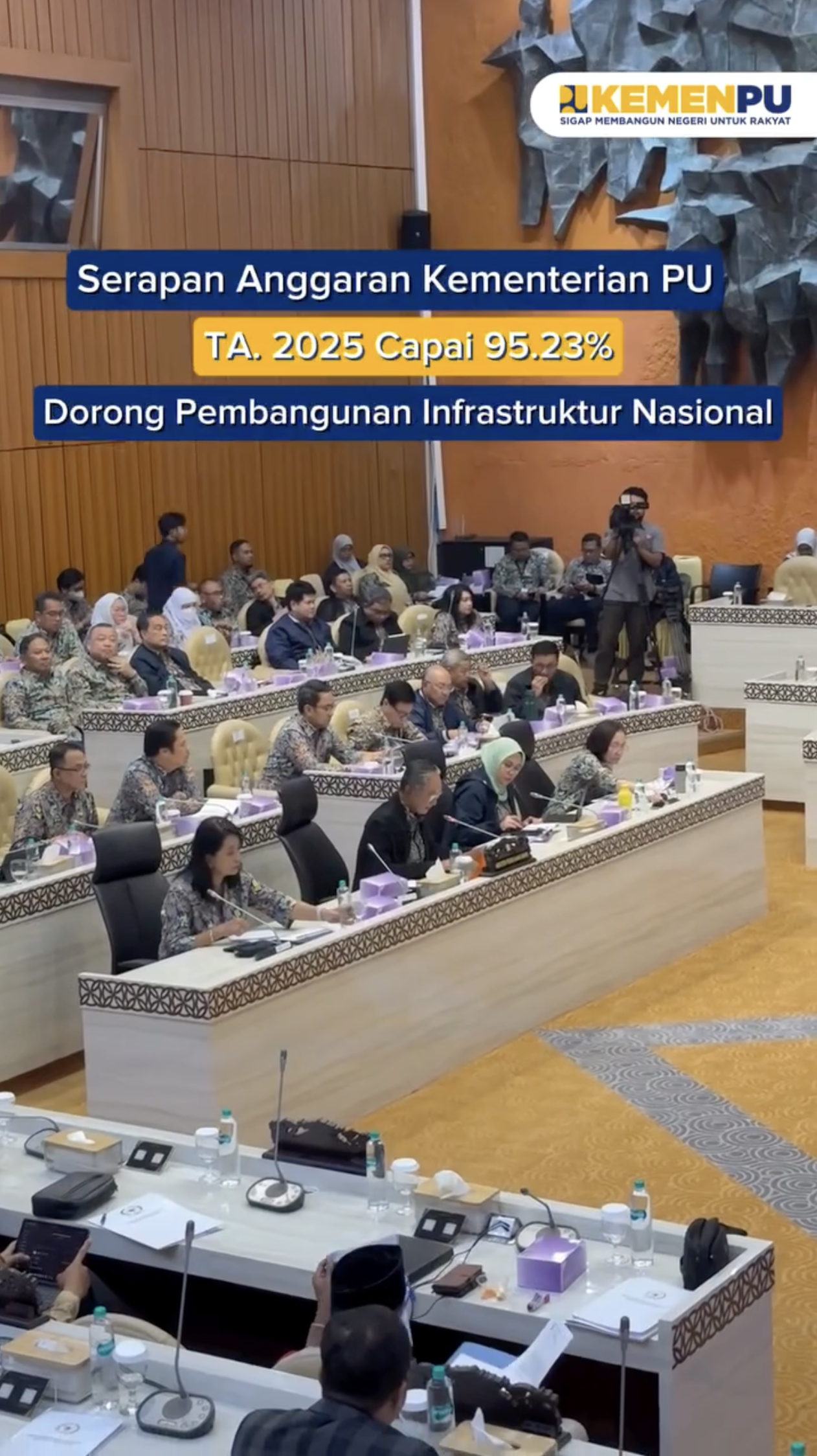 Kementerian PU Catat Realisasi Anggaran 2025 Capai 95,23%, Lebih Tinggi dari 2024